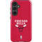 NBA Chicago Bulls Red Distressed Galaxy S24 Impact Case